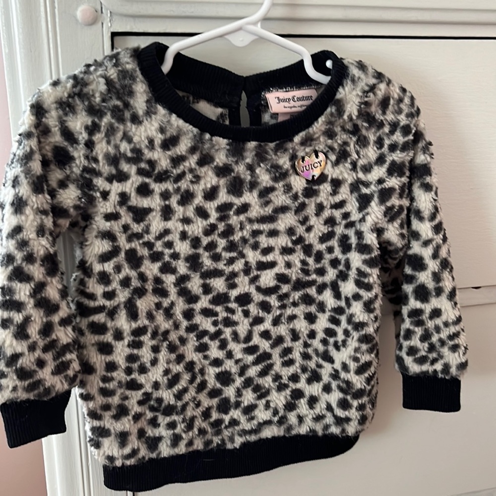 Juicy Couture 24 mos fuzzy sweater